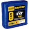 Core Tarps Heavy Duty Tarp, 8 ft L x 0.5 mm H x 6 ft W, 5 Mil, Blue, Polyethylene CT-505-6X8 - alternate 1
